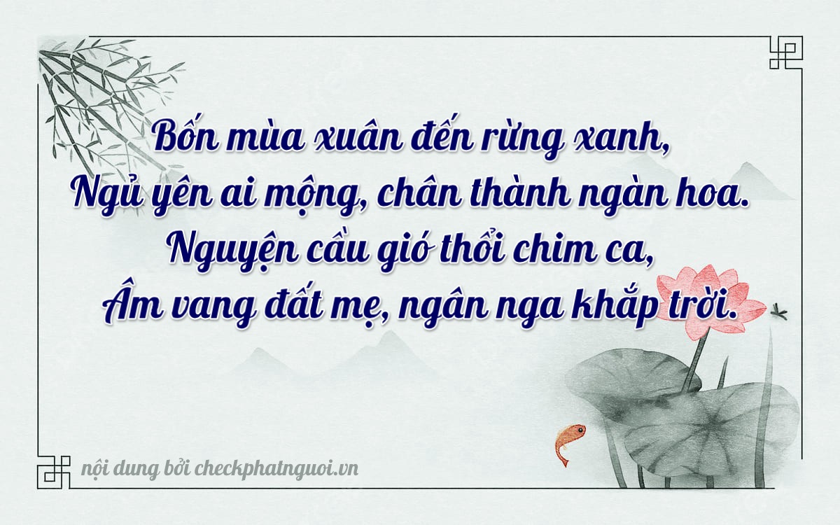 Bài thơ ý nghĩa cho <b>biển số 75G1-01463</b> tại website checkphatnguoi.vn