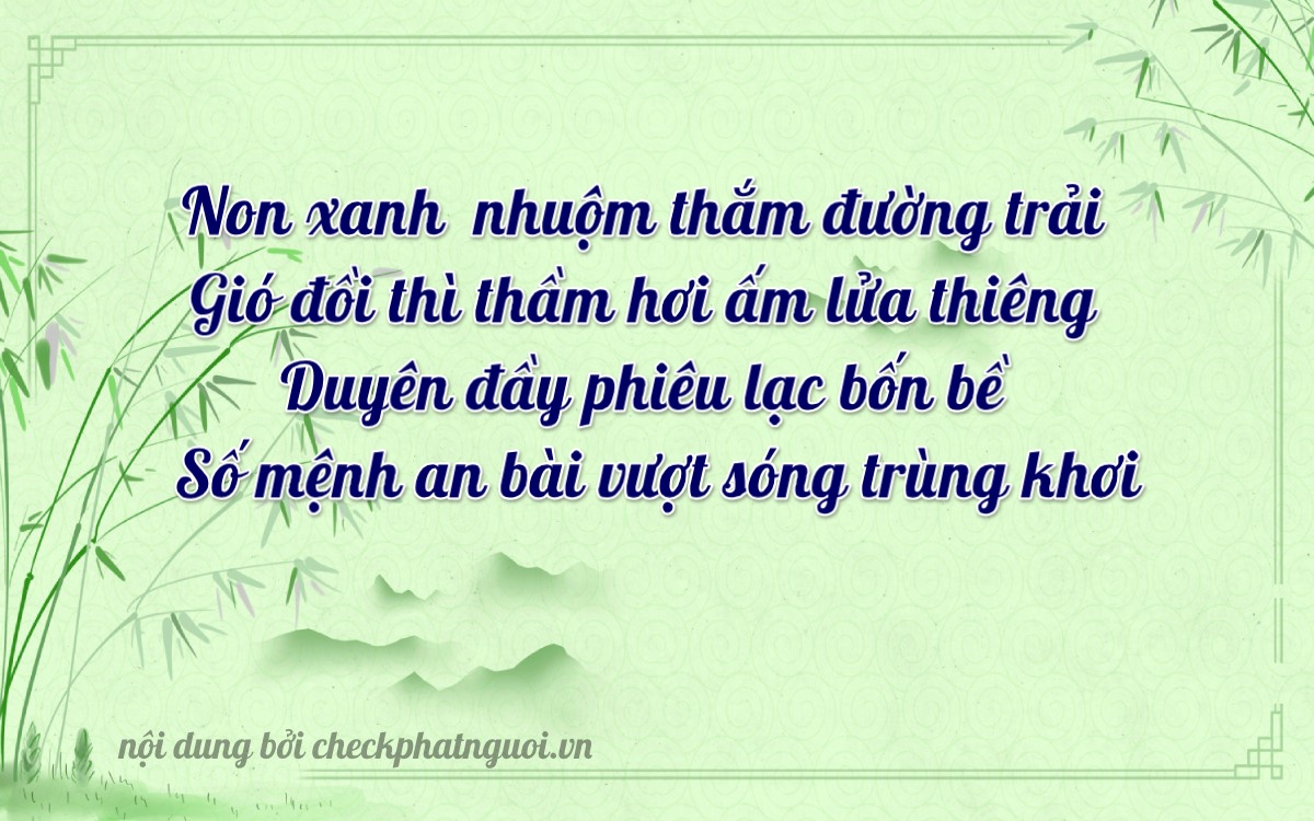 Bài thơ ý nghĩa cho <b>biển số 75G1-09393</b> tại website checkphatnguoi.vn
