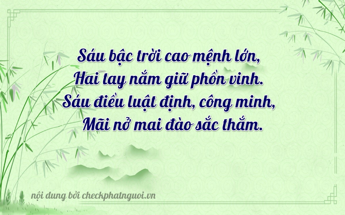 Bài thơ ý nghĩa cho <b>biển số 75G1-62661</b> tại website checkphatnguoi.vn