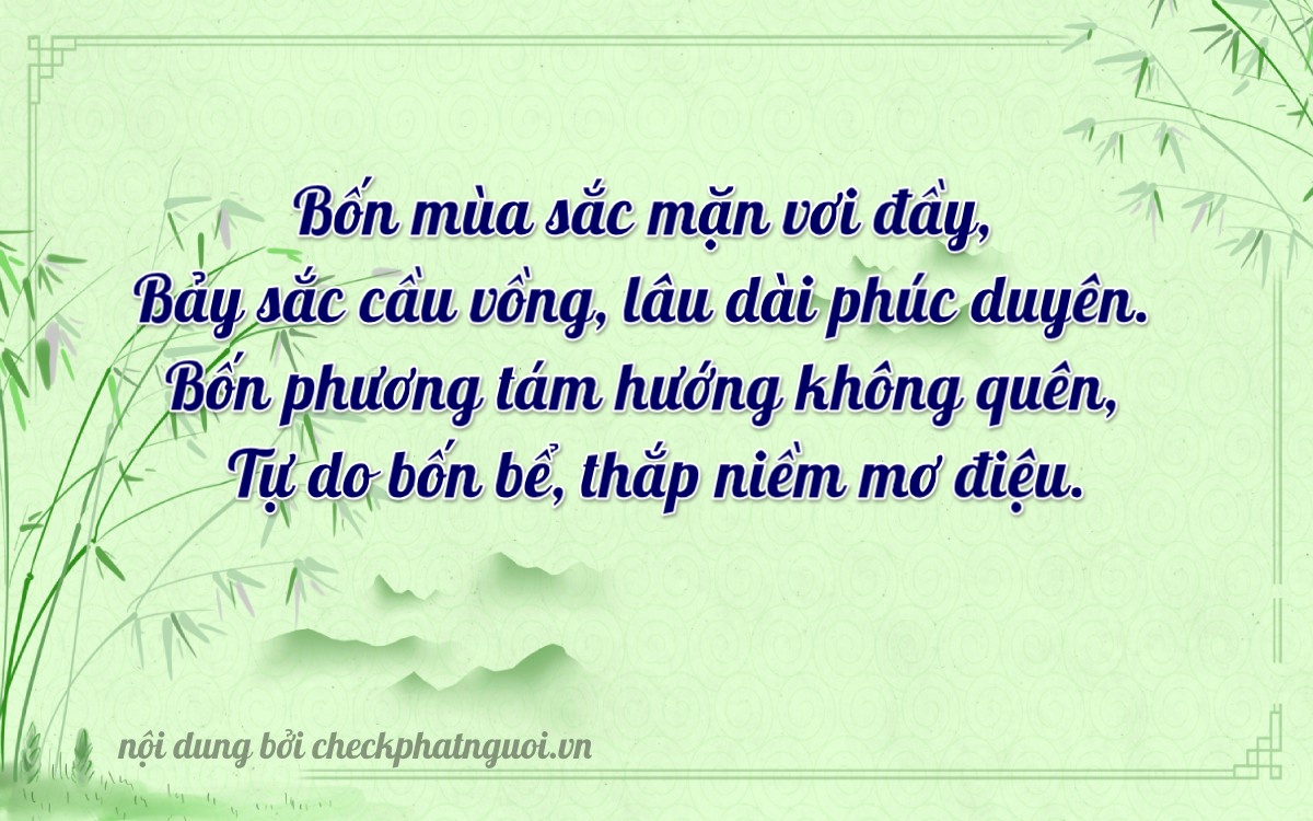 Bài thơ ý nghĩa cho <b>biển số 75G-47404</b> tại website checkphatnguoi.vn