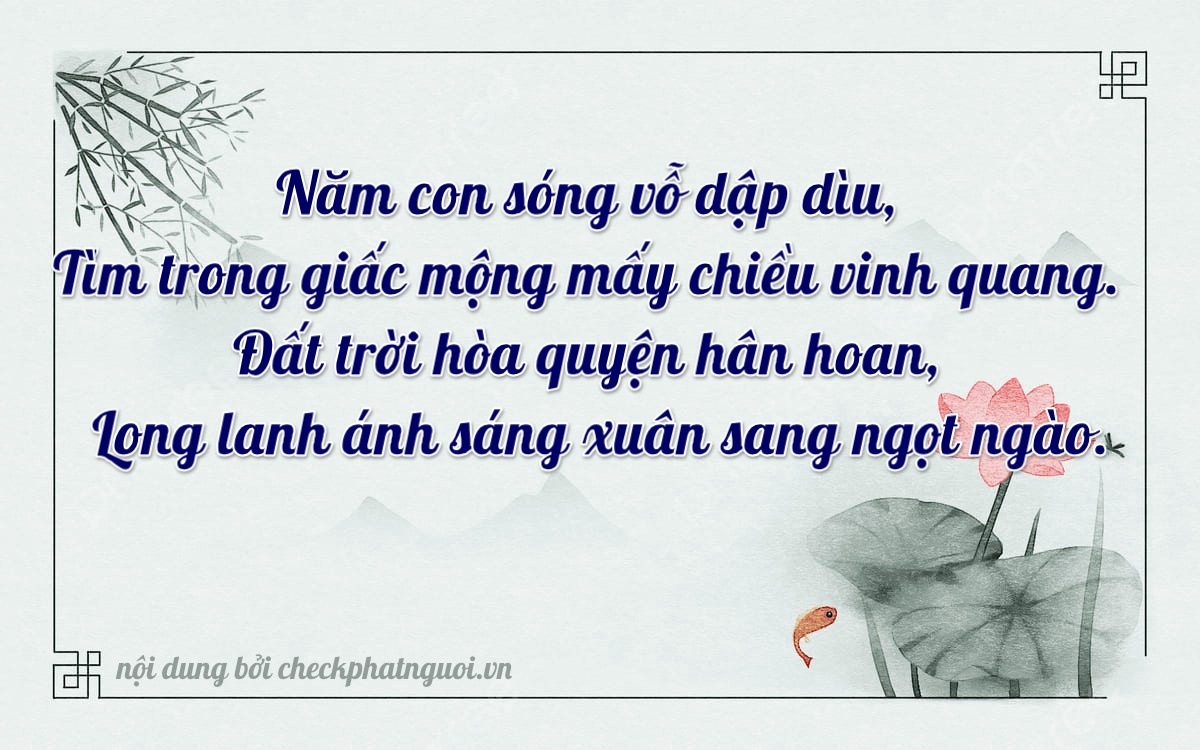 Bài thơ ý nghĩa cho <b>biển số 75H-01097</b> tại website checkphatnguoi.vn
