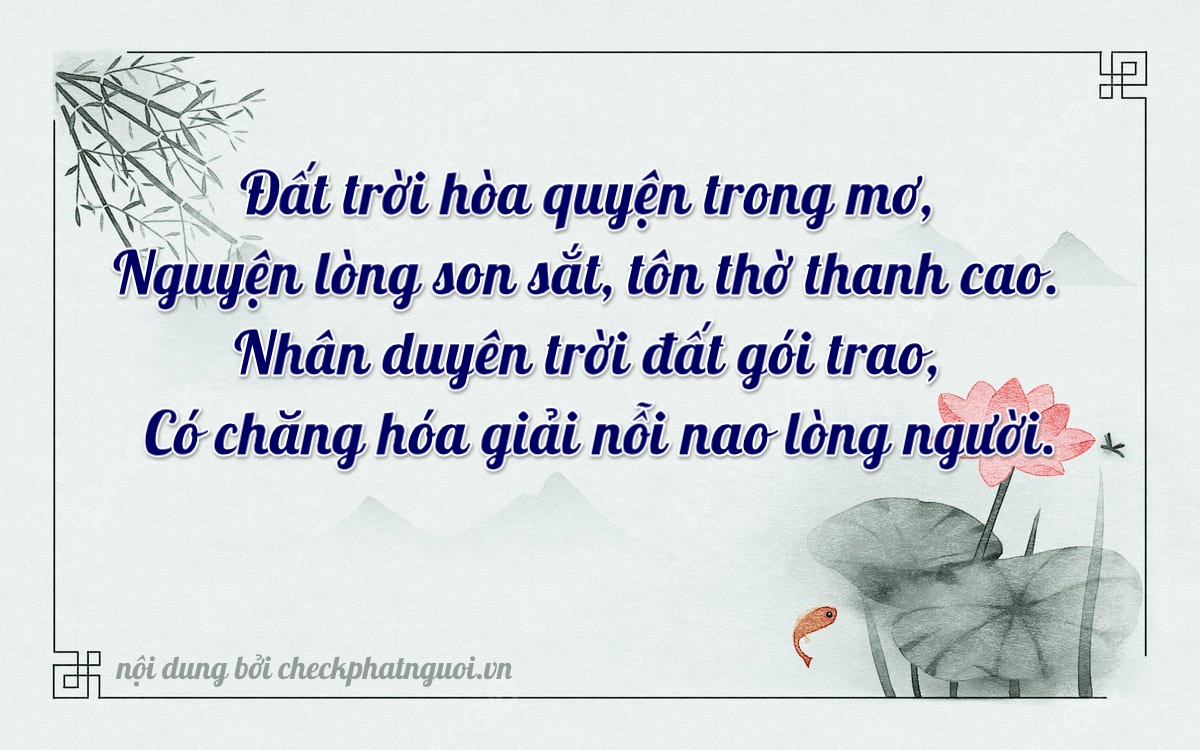 Bài thơ ý nghĩa cho <b>biển số 75H-02626</b> tại website checkphatnguoi.vn