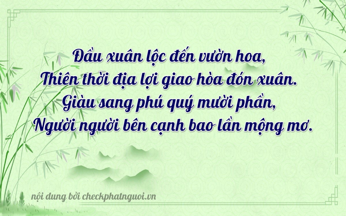 Bài thơ ý nghĩa cho <b>biển số 75H-02655</b> tại website checkphatnguoi.vn