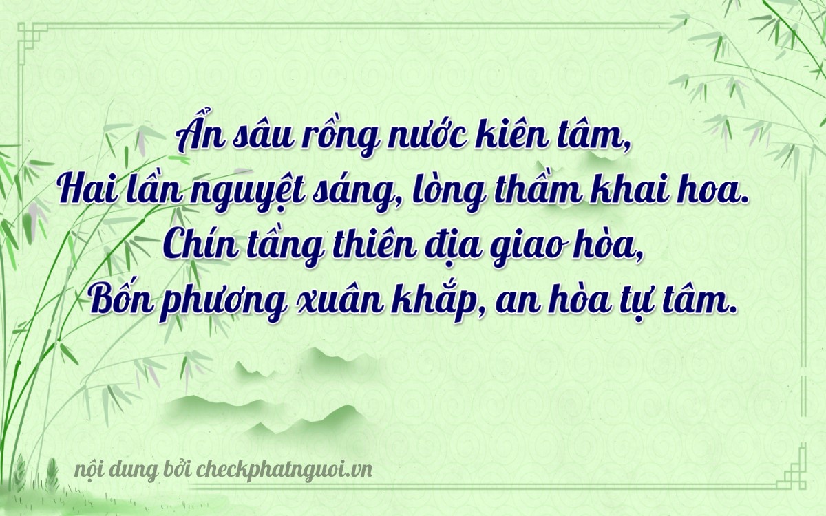 Bài thơ ý nghĩa cho <b>biển số 75H-02924</b> tại website checkphatnguoi.vn