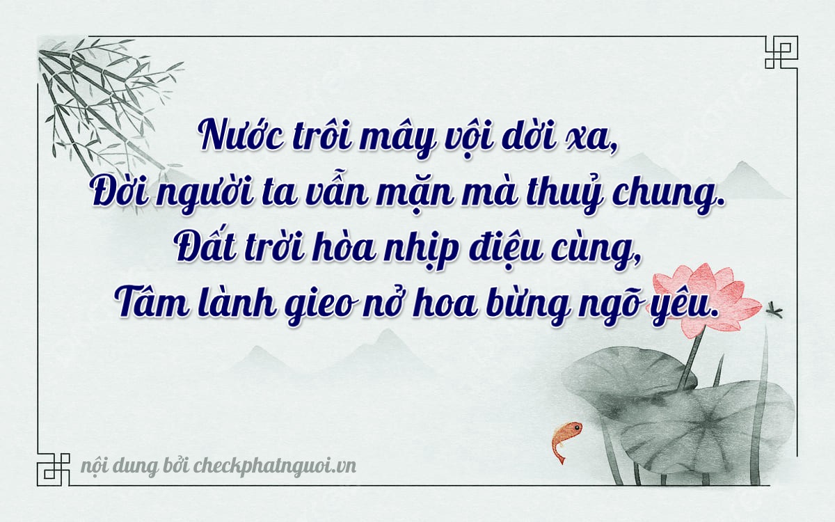 Bài thơ ý nghĩa cho <b>biển số 75H-03319</b> tại website checkphatnguoi.vn