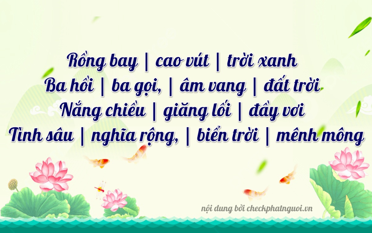 Bài thơ ý nghĩa cho <b>biển số 75H1-03340</b> tại website checkphatnguoi.vn
