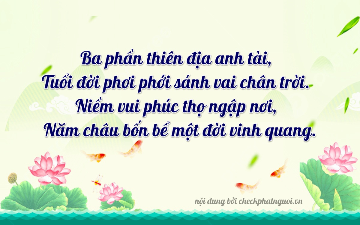 Bài thơ ý nghĩa cho <b>biển số 75H1-35975</b> tại website checkphatnguoi.vn