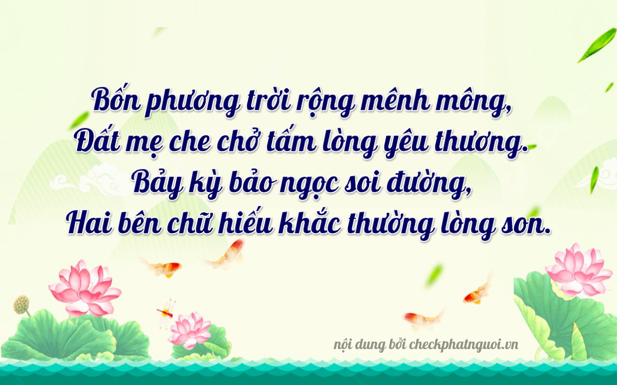 Bài thơ ý nghĩa cho <b>biển số 75H1-37724</b> tại website checkphatnguoi.vn