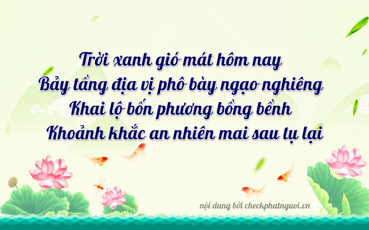 Bài thơ ý nghĩa cho <b>biển số 75H1-70024</b> tại website checkphatnguoi.vn