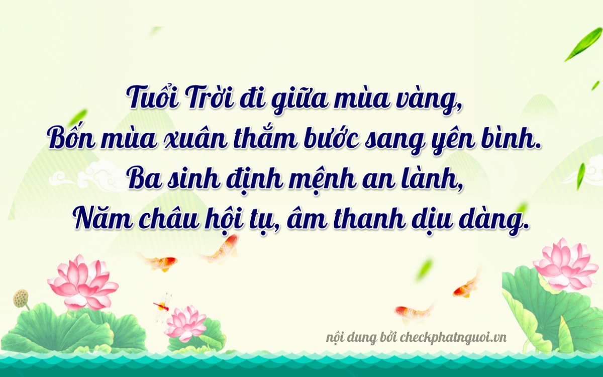 Bài thơ ý nghĩa cho <b>biển số 75H1-73104</b> tại website checkphatnguoi.vn
