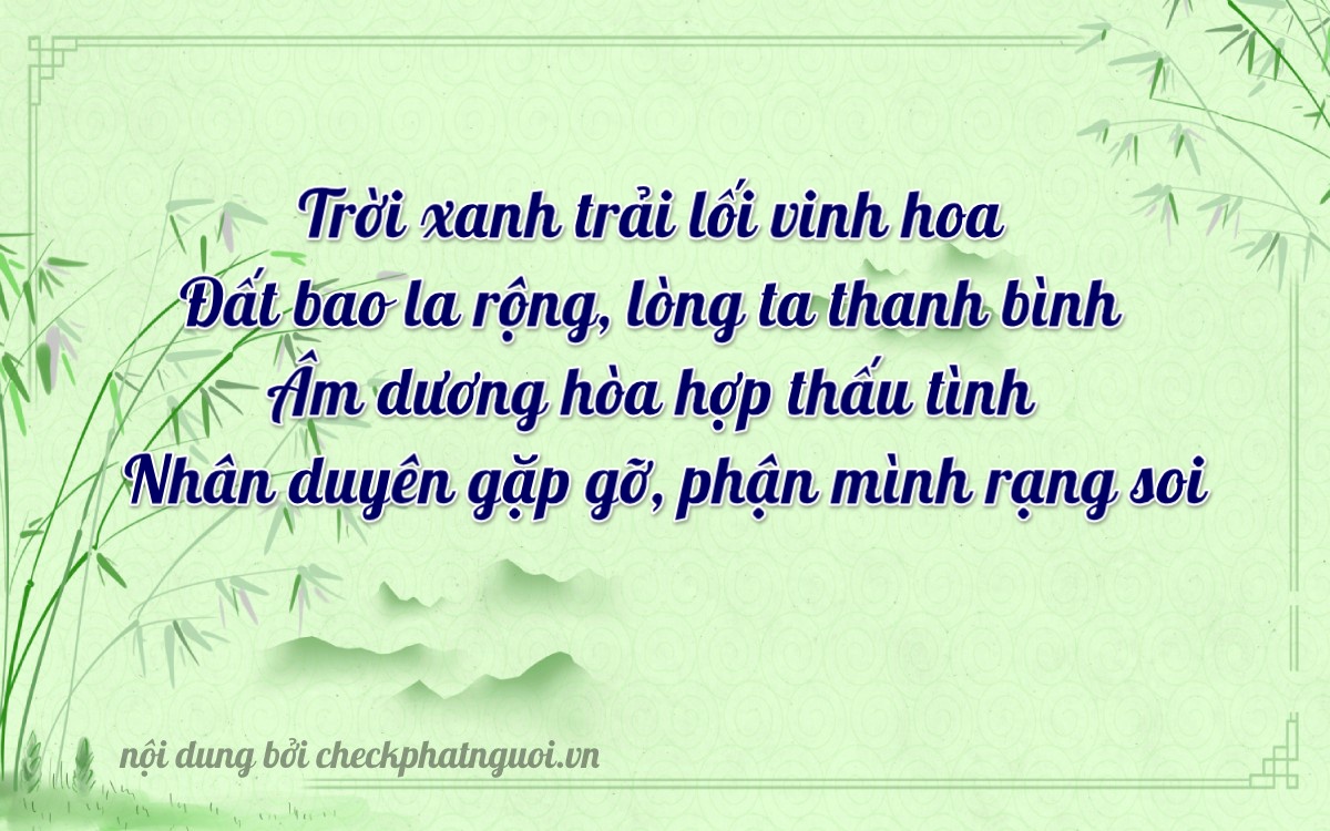 Bài thơ ý nghĩa cho <b>biển số 75H-40570</b> tại website checkphatnguoi.vn