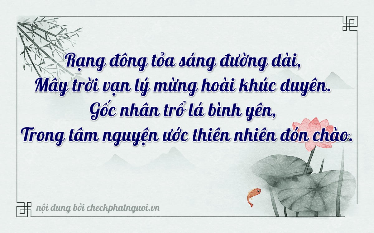 Bài thơ ý nghĩa cho <b>biển số 75K1-04685</b> tại website checkphatnguoi.vn