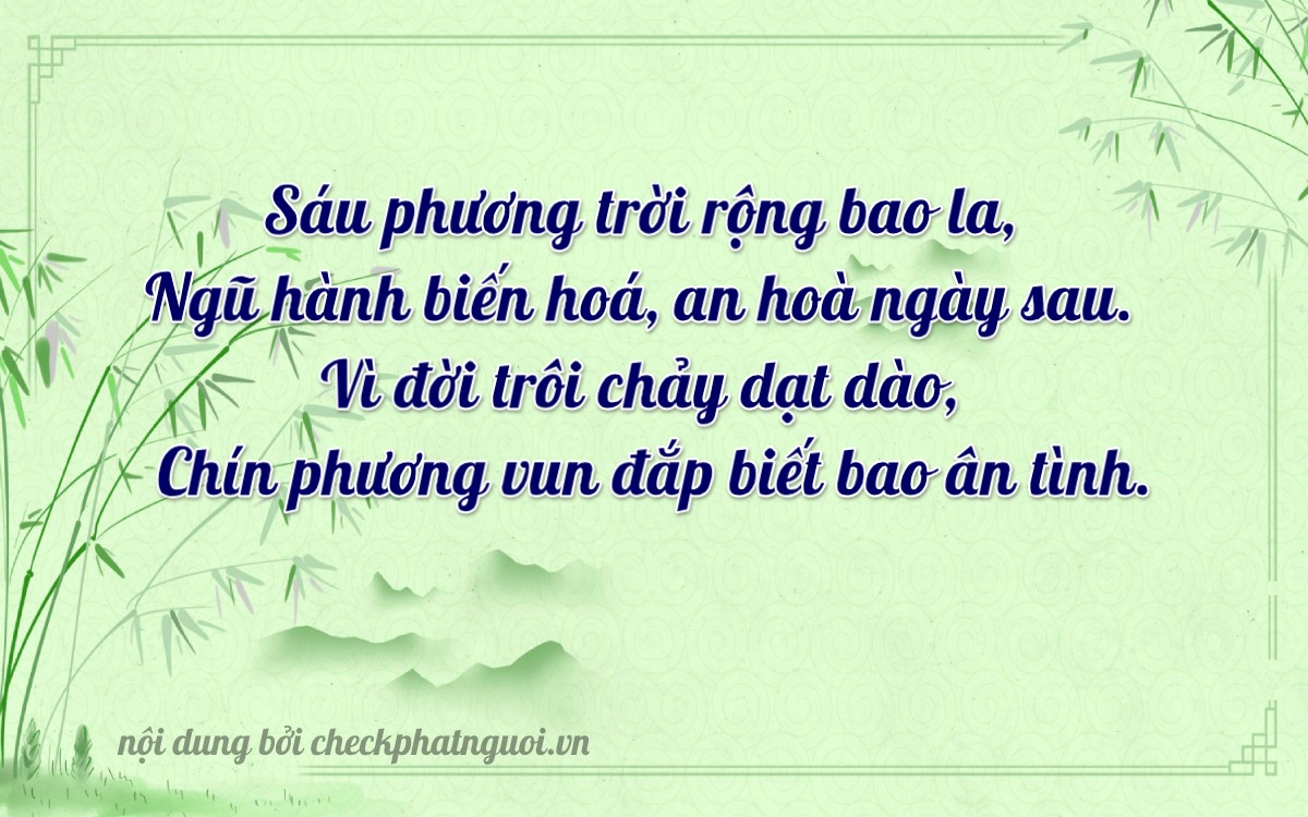 Bài thơ ý nghĩa cho <b>biển số 75K1-65789</b> tại website checkphatnguoi.vn