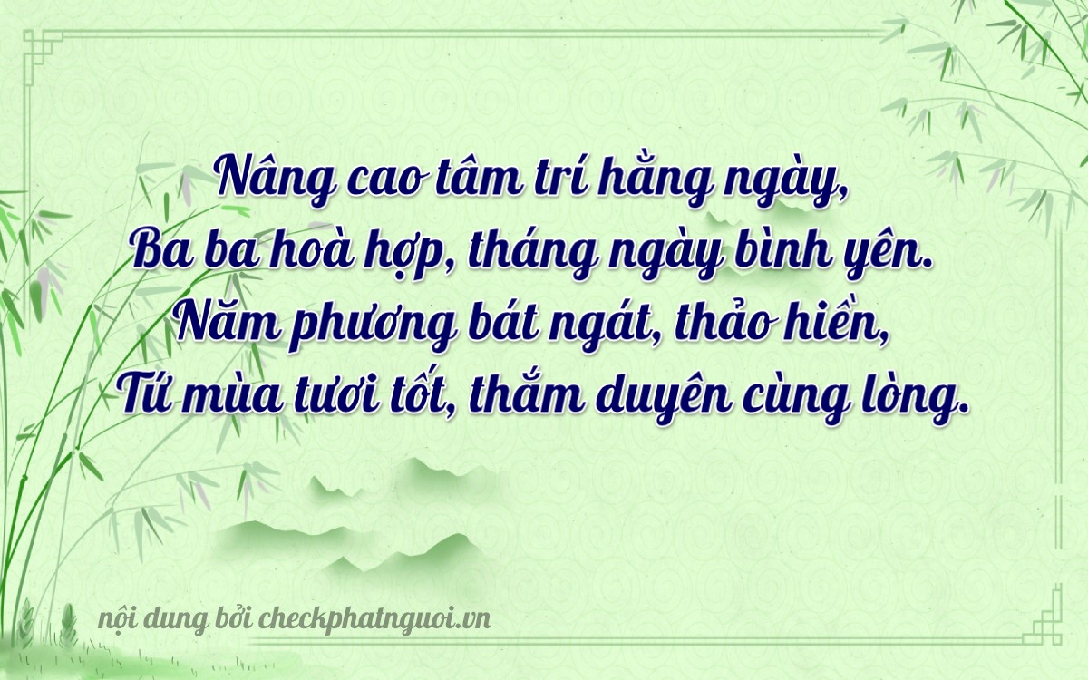 Bài thơ ý nghĩa cho <b>biển số 75K-32346</b> tại website checkphatnguoi.vn