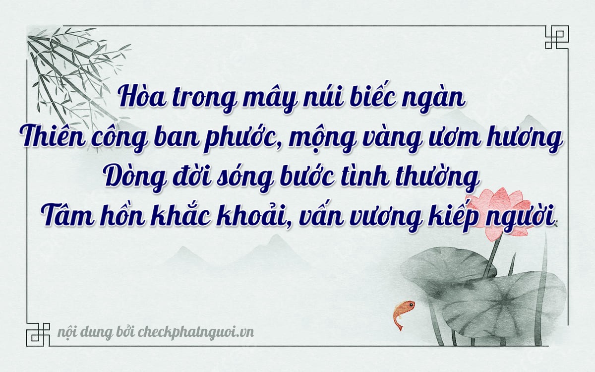 Bài thơ ý nghĩa cho <b>biển số 75K-73812</b> tại website checkphatnguoi.vn