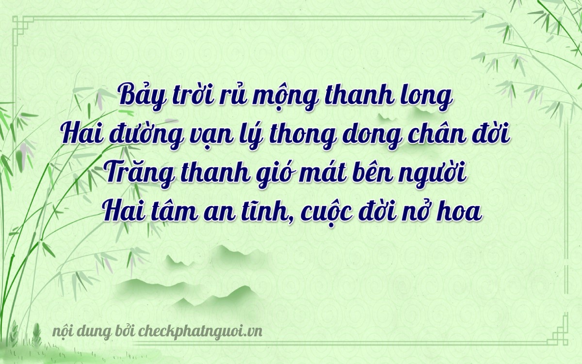 Bài thơ ý nghĩa cho <b>biển số 75K-77220</b> tại website checkphatnguoi.vn