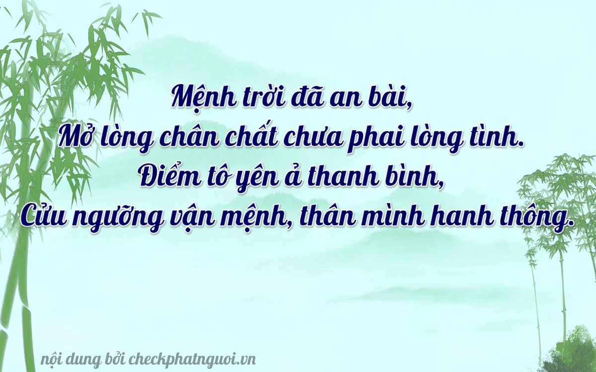 Bài thơ ý nghĩa cho <b>biển số 75K-99961</b> tại website checkphatnguoi.vn