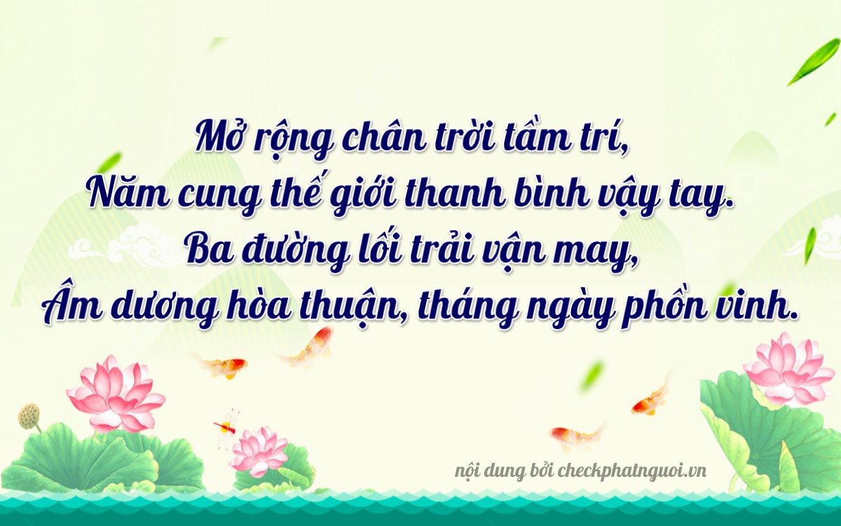 Bài thơ ý nghĩa cho <b>biển số 75L1-06352</b> tại website checkphatnguoi.vn