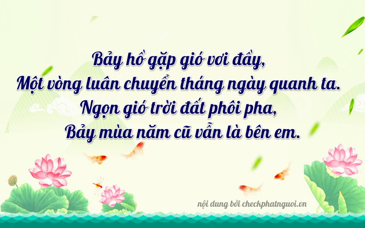 Bài thơ ý nghĩa cho <b>biển số 75L1-07972</b> tại website checkphatnguoi.vn