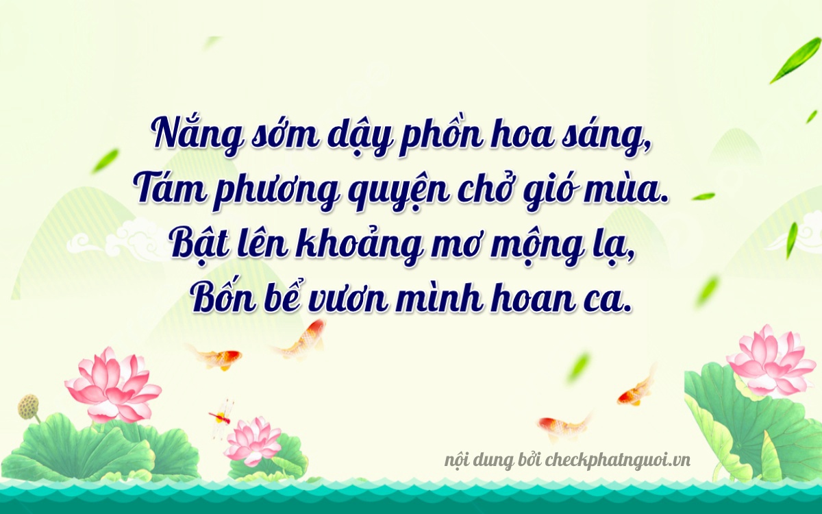 Bài thơ ý nghĩa cho <b>biển số 75L-10847</b> tại website checkphatnguoi.vn