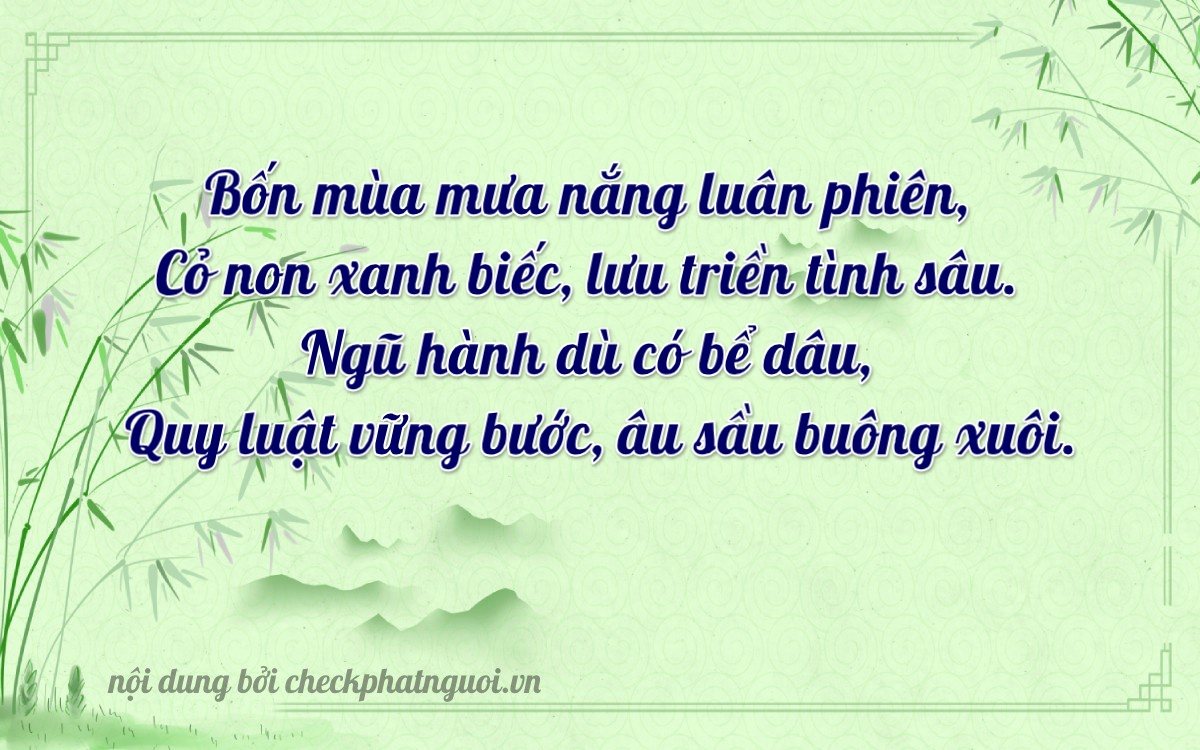Bài thơ ý nghĩa cho <b>biển số 75MD-04581</b> tại website checkphatnguoi.vn