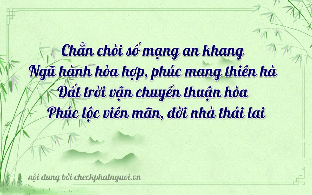 Bài thơ ý nghĩa cho <b>biển số 76177</b> tại website checkphatnguoi.vn