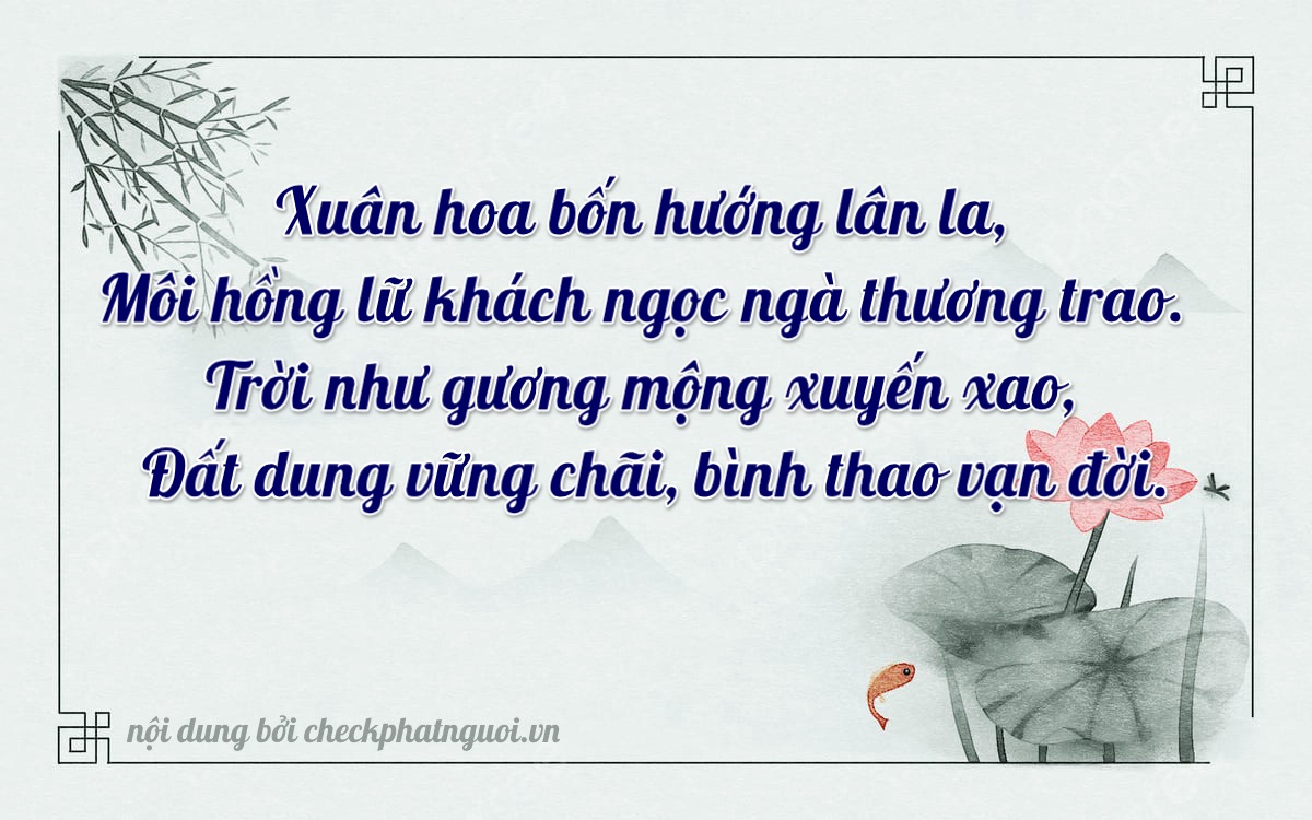 Bài thơ ý nghĩa cho <b>biển số 76A-12924</b> tại website checkphatnguoi.vn