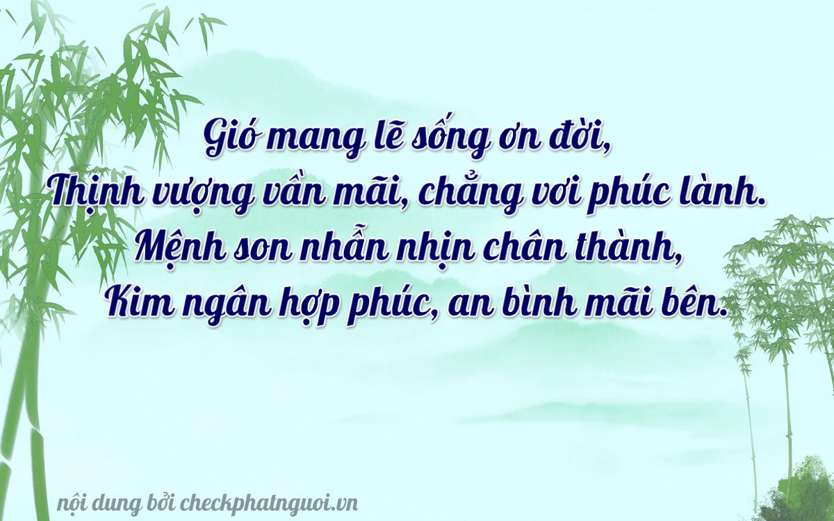 Bài thơ ý nghĩa cho <b>biển số 76A-19459</b> tại website checkphatnguoi.vn