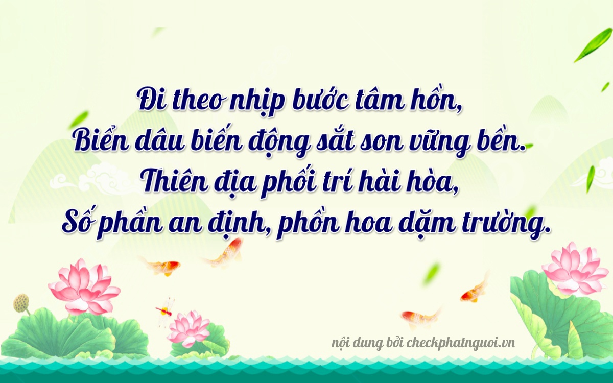 Bài thơ ý nghĩa cho <b>biển số 76A-21462</b> tại website checkphatnguoi.vn