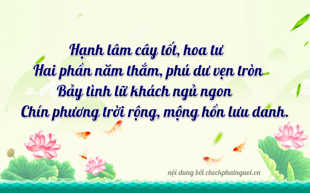 Bài thơ ý nghĩa cho <b>biển số 76A-21789</b> tại website checkphatnguoi.vn