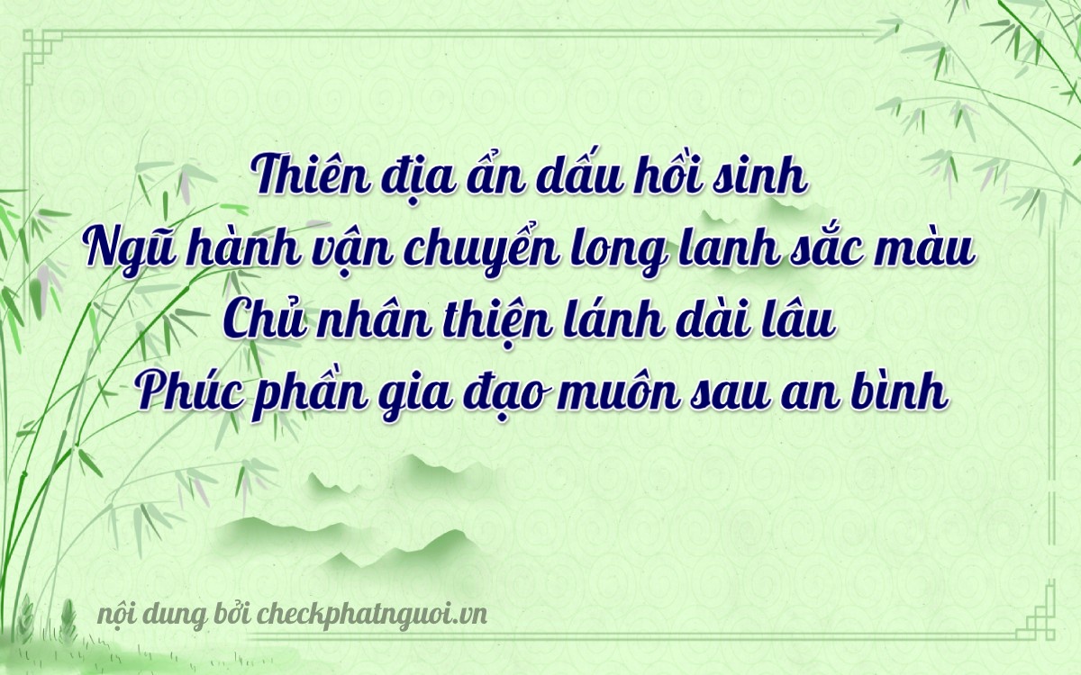 Bài thơ ý nghĩa cho <b>biển số 76A-23286</b> tại website checkphatnguoi.vn