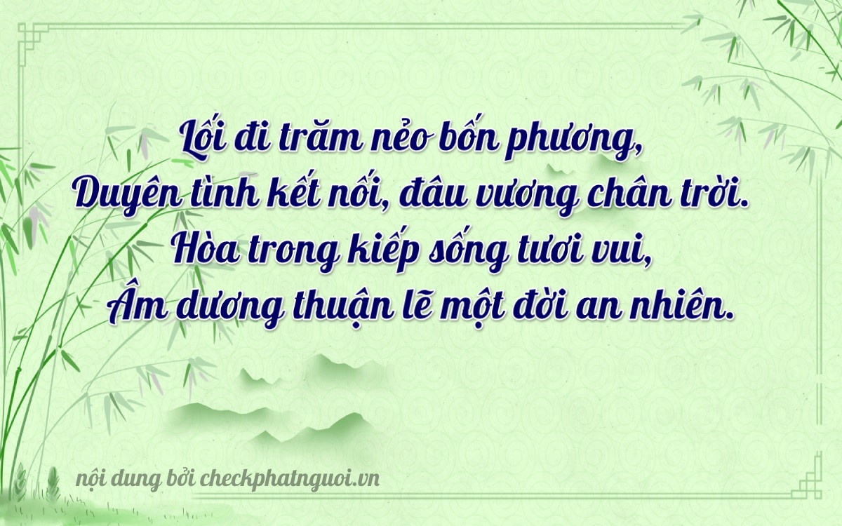 Bài thơ ý nghĩa cho <b>biển số 76A-23463</b> tại website checkphatnguoi.vn