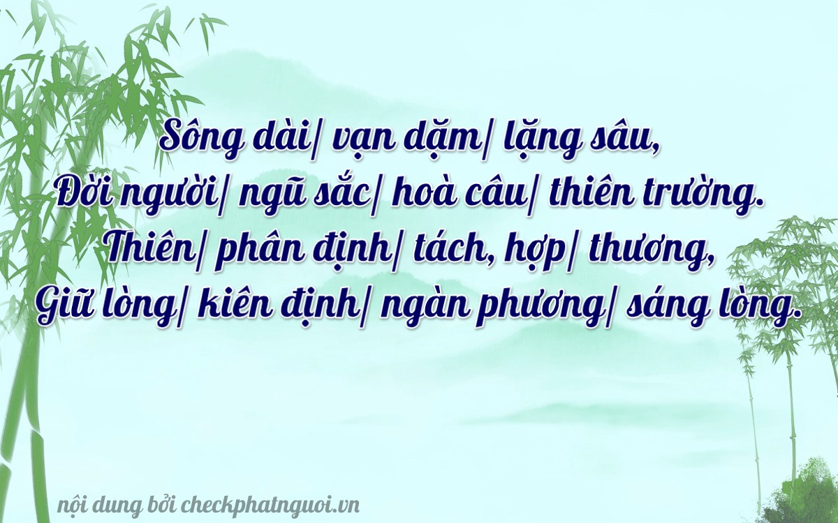 Bài thơ ý nghĩa cho <b>biển số 76A-34973</b> tại website checkphatnguoi.vn