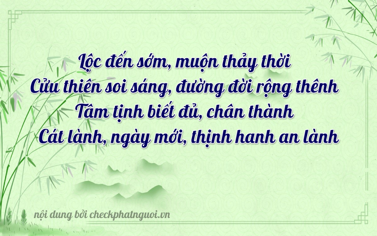 Bài thơ ý nghĩa cho <b>biển số 76AB-09089</b> tại website checkphatnguoi.vn