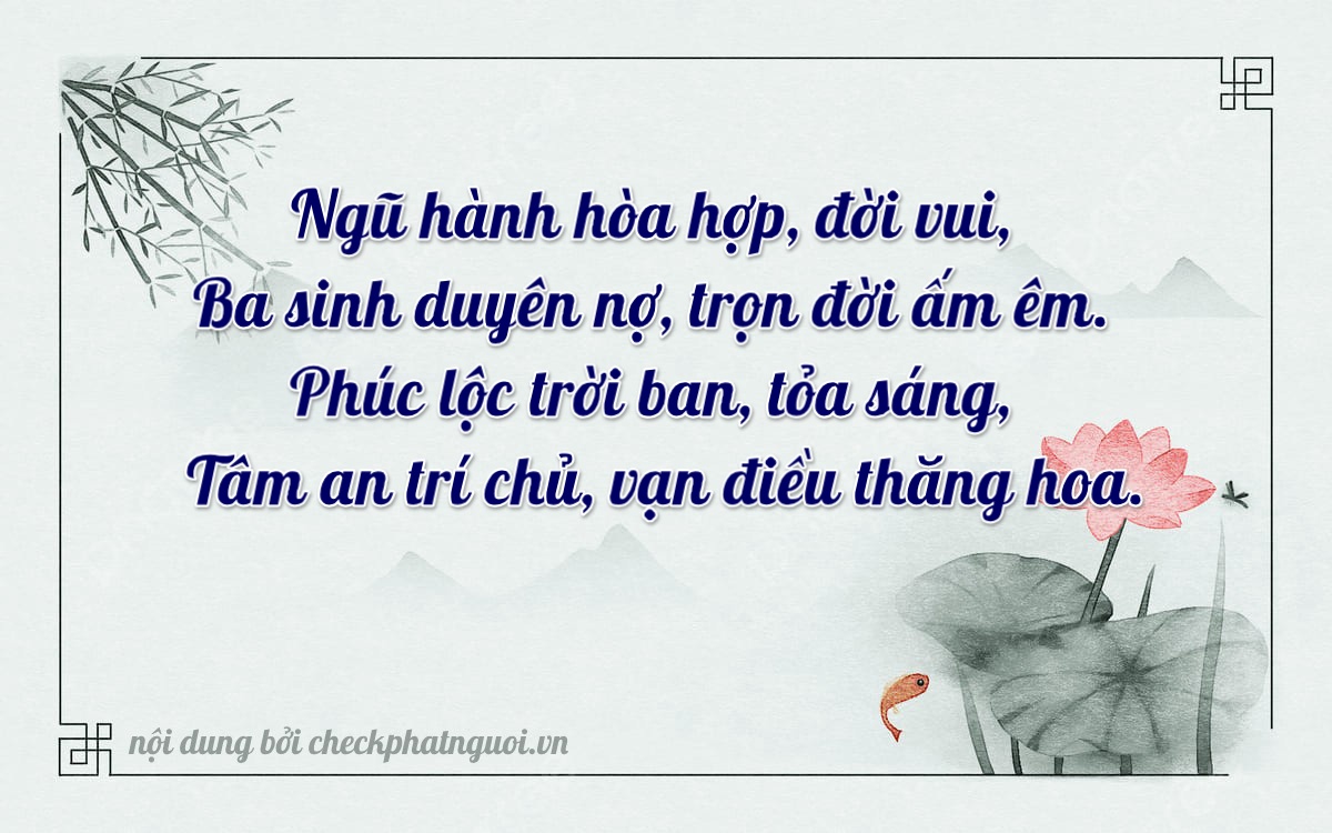 Bài thơ ý nghĩa cho <b>biển số 76AD-03585</b> tại website checkphatnguoi.vn