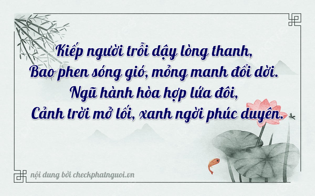 Bài thơ ý nghĩa cho <b>biển số 76B-10333</b> tại website checkphatnguoi.vn