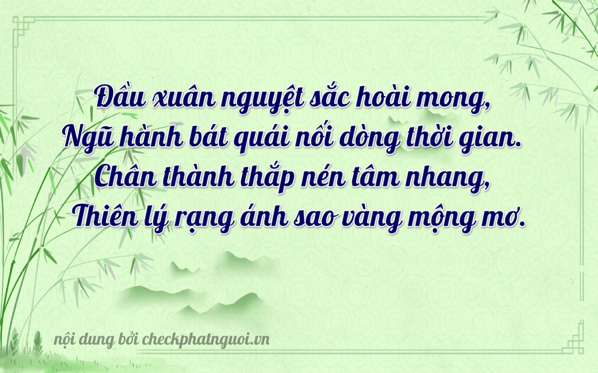 Bài thơ ý nghĩa cho <b>biển số 76B1-30079</b> tại website checkphatnguoi.vn