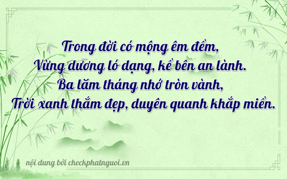 Bài thơ ý nghĩa cho <b>biển số 76B1-33266</b> tại website checkphatnguoi.vn