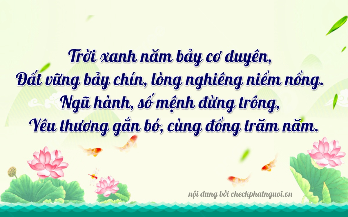 Bài thơ ý nghĩa cho <b>biển số 76B1-56779</b> tại website checkphatnguoi.vn