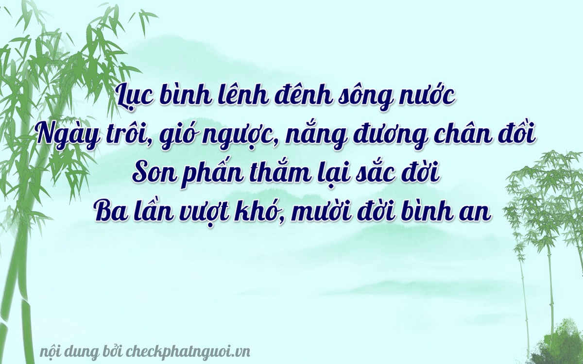Bài thơ ý nghĩa cho <b>biển số 76C1-67636</b> tại website checkphatnguoi.vn