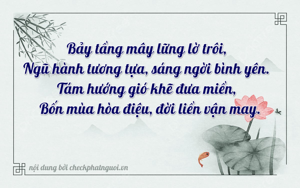 Bài thơ ý nghĩa cho <b>biển số 76C1-75824</b> tại website checkphatnguoi.vn