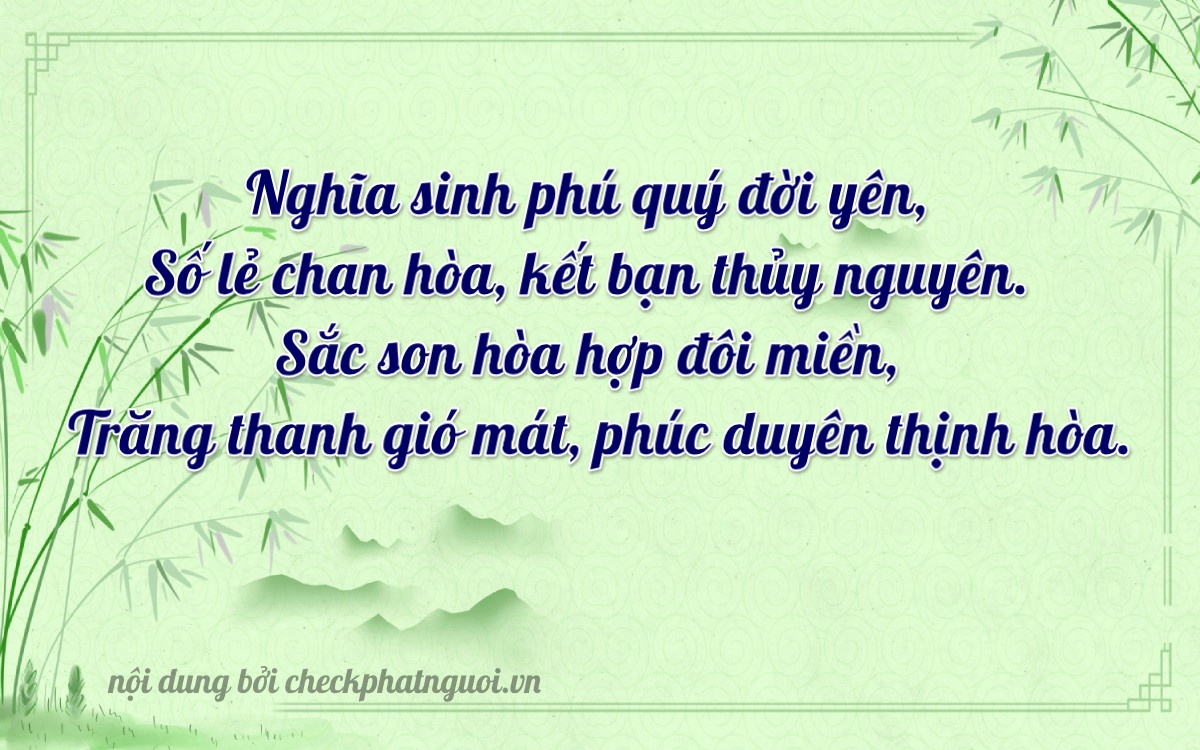 Bài thơ ý nghĩa cho <b>biển số 76D1-01524</b> tại website checkphatnguoi.vn