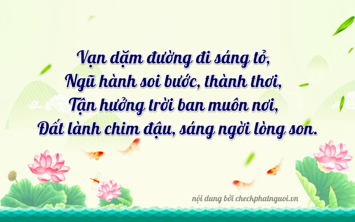 Bài thơ ý nghĩa cho <b>biển số 76D1-19146</b> tại website checkphatnguoi.vn