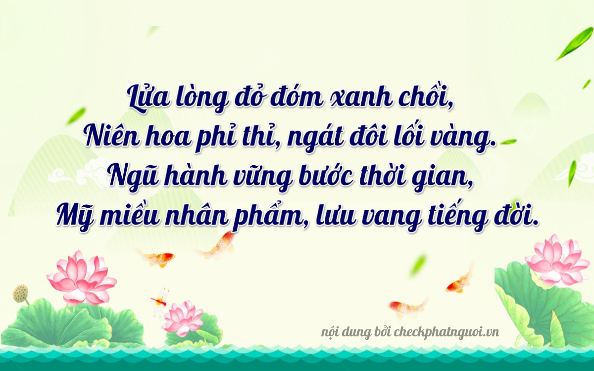 Bài thơ ý nghĩa cho <b>biển số 76D1-25903</b> tại website checkphatnguoi.vn