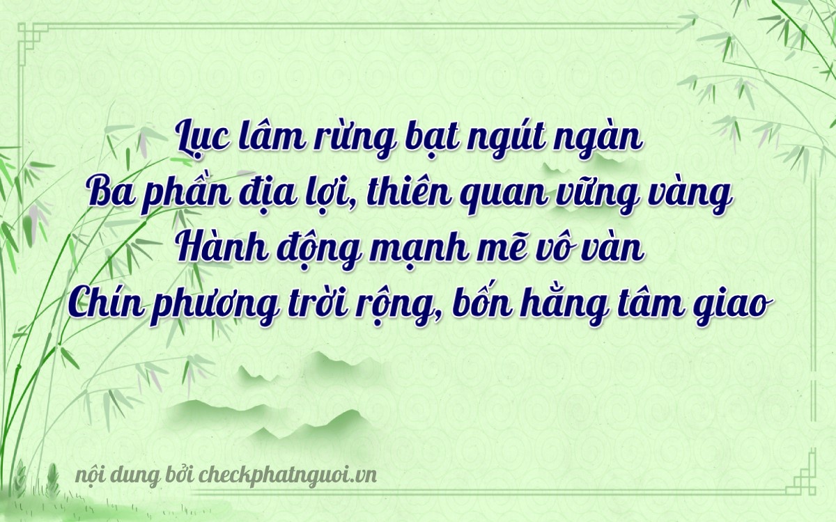 Bài thơ ý nghĩa cho <b>biển số 76D1-36349</b> tại website checkphatnguoi.vn