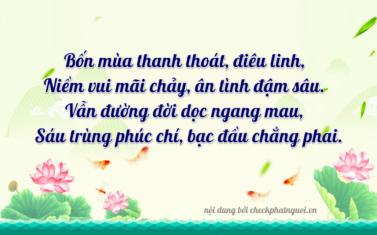 Bài thơ ý nghĩa cho <b>biển số 76D1-44964</b> tại website checkphatnguoi.vn
