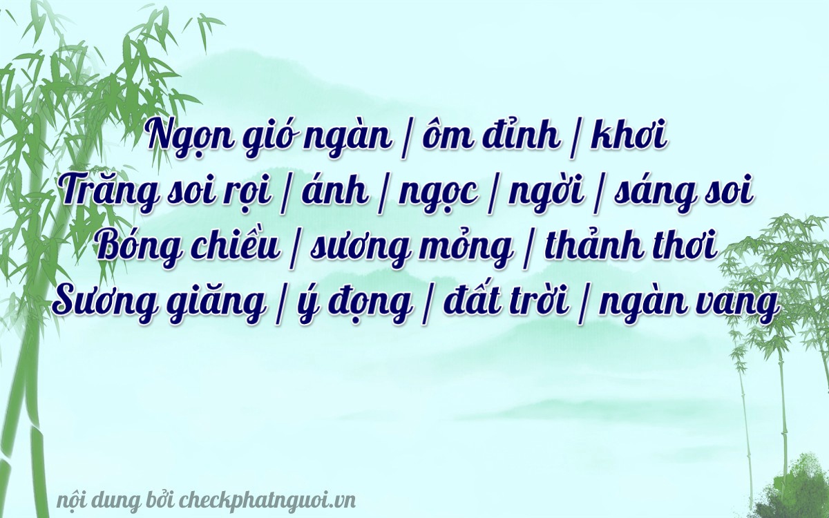 Bài thơ ý nghĩa cho <b>biển số 76E1-08965</b> tại website checkphatnguoi.vn
