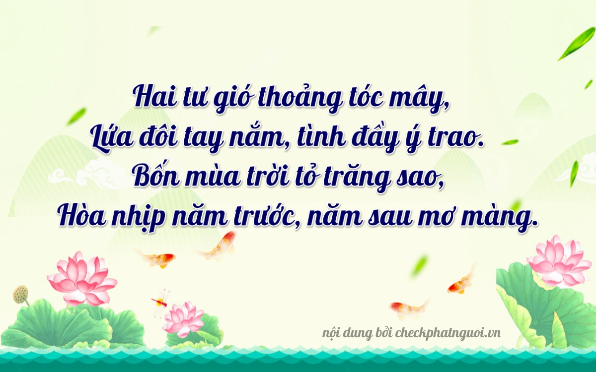 Bài thơ ý nghĩa cho <b>biển số 76E1-24452</b> tại website checkphatnguoi.vn