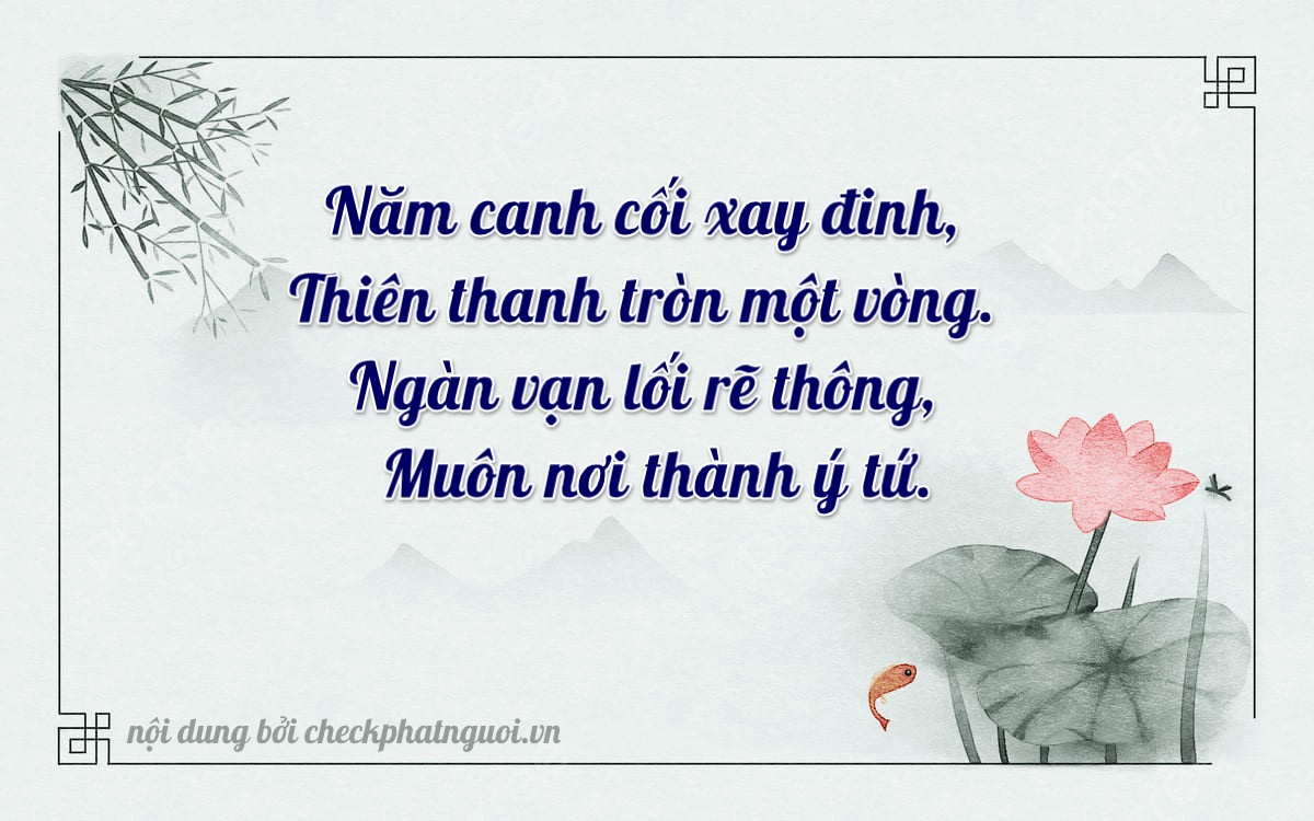 Bài thơ ý nghĩa cho <b>biển số 76F1-34502</b> tại website checkphatnguoi.vn