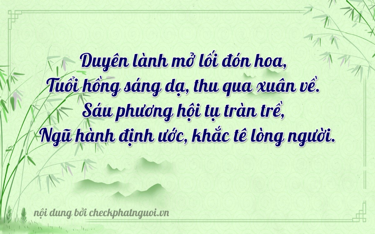 Bài thơ ý nghĩa cho <b>biển số 76F-19655</b> tại website checkphatnguoi.vn